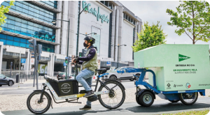 El Corte Inglés faz entregas em bicicleta elétrica em Lisboa