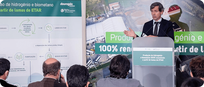 Lamas de ETAR usadas para produzir biometano e hidrogénio